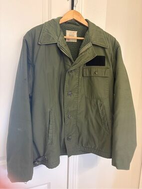 Vintage 1960’s Us Navy A-2 Cold Weather Deck Jacket